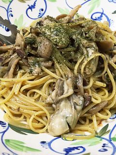 牡蠣のオイル漬けde旨味たっぷりパスタ-レシピのメイン写真