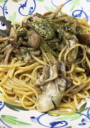 牡蠣のオイル漬けde旨味たっぷりパスタ-レシピのメイン写真