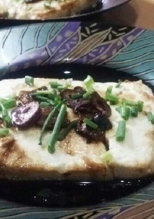 お豆腐ステーキ♪ガーリック醤油-レシピのメイン写真