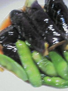 なすとさやえんどうの煮びたし-レシピのメイン写真
