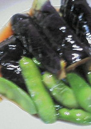 なすとさやえんどうの煮びたし-レシピのメイン写真