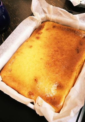 野田琺瑯でベイクドチーズケーキ(覚書)-レシピのメイン写真