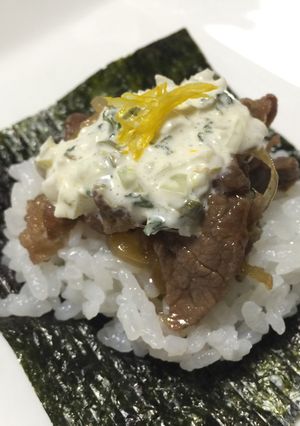 しぐれ煮とソシエールの融合!手巻きの巻-レシピのメイン写真