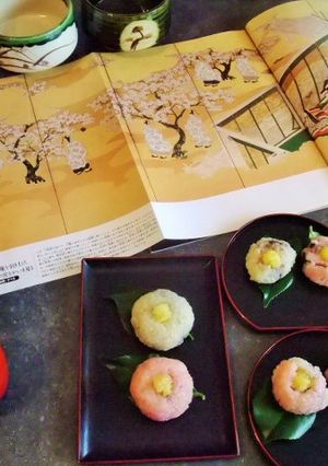 子供と楽しく ✿ 椿餅 ✿ 　覚書-レシピのメイン写真