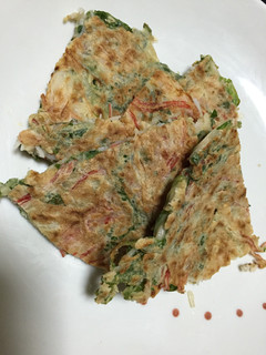 青じそとカニかまのカリカリお焼き風-レシピのメイン写真
