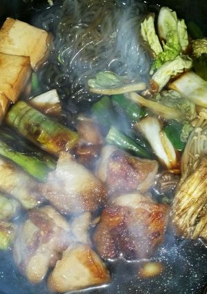 鶏すき焼き♪にんにくモリモリ～⤴-レシピのメイン写真