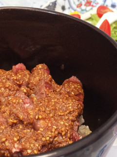 金ごま香る 牛まぶし丼-レシピのメイン写真