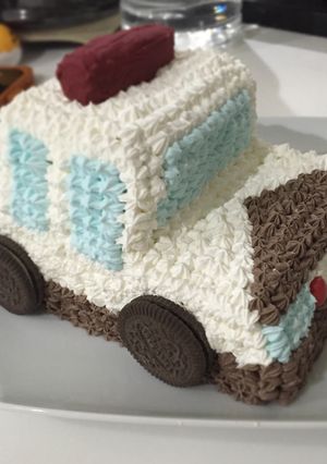 立体 車 ケーキ パトカー 救急車-レシピのメイン写真