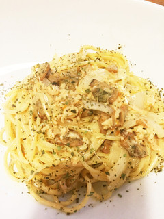 鮭フレークとあさりのトマトクリームパスタ-レシピのメイン写真