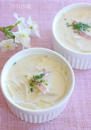 即席♫白菜とベーコン✿ミルクスープ-レシピのメイン写真