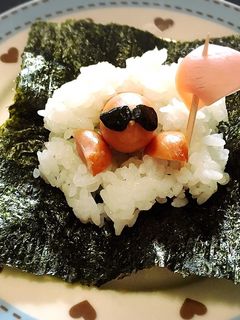 モグラさんの手まきごはん-レシピのメイン写真