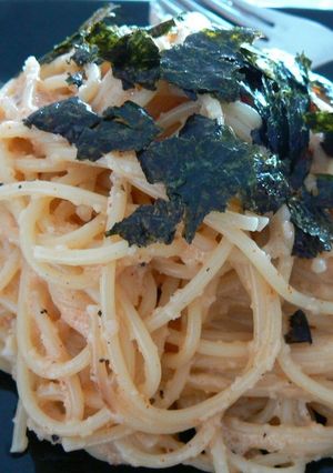 明太子スパゲティ-レシピのメイン写真