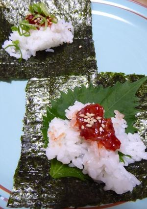 ピリ辛手巻きごはん-レシピのメイン写真
