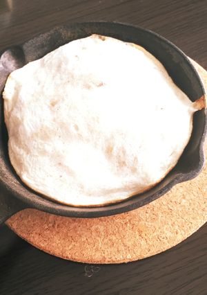 ダイエットに！フワフワ白パンケーキ-レシピのメイン写真