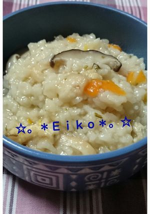 お吸い物de簡単おかゆ☆彡-レシピのメイン写真