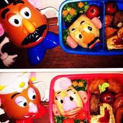 トイストーリー♥ポテトヘッド キャラ弁-レシピのメイン写真