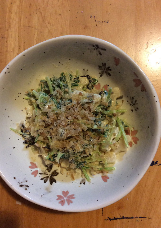 ちくわぶと水菜の塩こぶマヨネーズ和え-レシピのメイン写真
