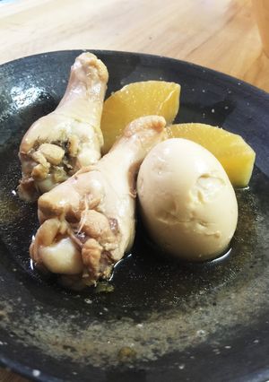 鶏手羽元と大根と卵の煮物-レシピのメイン写真