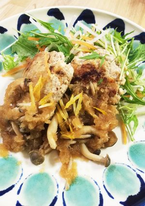 和風おろしソース☆豆腐ハンバーグ-レシピのメイン写真