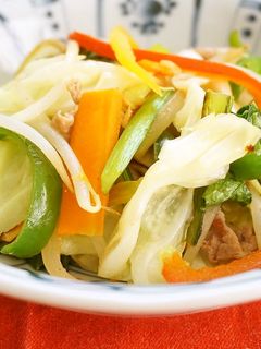 ベジ♪彩りあざやかシャキッと野菜炒め-レシピのメイン写真