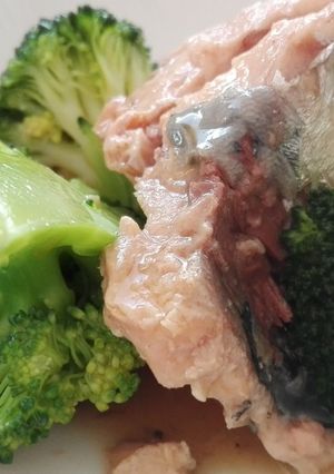 サバ水煮とブロッコリーのポン酢かけサラダ-レシピのメイン写真