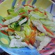 鶏胸肉と春キャベツのオイマヨ炒め♪