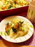優しい春のエビグラタン♡菜の花＆丸ごと蕪