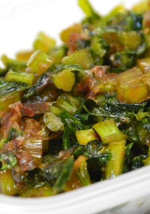 節約でも美味しい常備菜「大根の葉がつお」-レシピのメイン写真