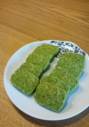 サクサク！甘さ控えめ小松菜クッキー♪-レシピのメイン写真