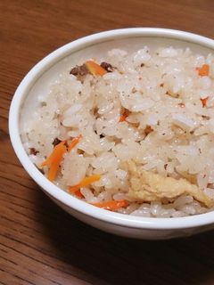 牛丼の残りde★もちもち炊き込みご飯-レシピのメイン写真