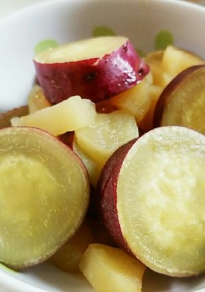 炊飯器で簡単！さつまいものリンゴ煮-レシピのメイン写真