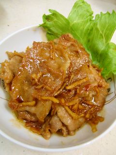 我が家の豚の生姜焼き-レシピのメイン写真