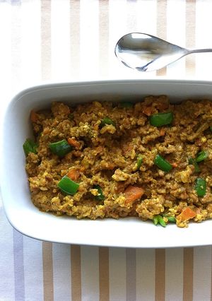 鶏ひき肉と豆腐でヘルシードライカレー。-レシピのメイン写真