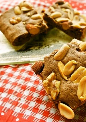 男子を虜にした！病み付ナッツチョコケーキ-レシピのメイン写真