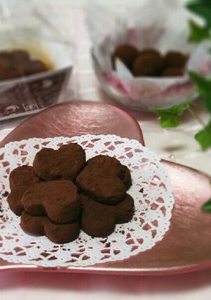 レンジで簡単♪濃厚生チョコ-レシピのメイン写真