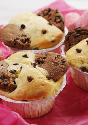 チョコクッキー入りマフィン-レシピのメイン写真