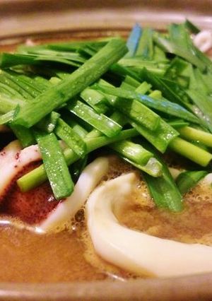 濃厚！コク旨！簡単！！美味しいイカ鍋♪-レシピのメイン写真