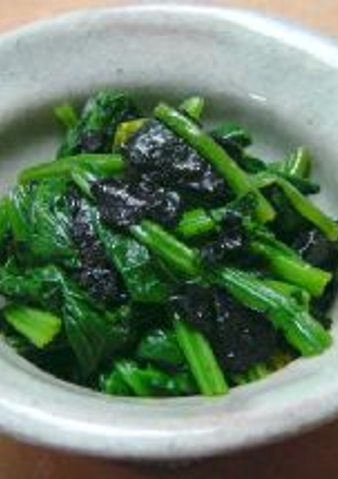 ほうれん草の磯辺あえ-レシピのメイン写真