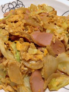 ♡キャベツと卵の甘辛煮♡-レシピのメイン写真