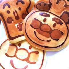 ♡こども大喜び♡お絵描きホットケーキ♡-レシピのメイン写真