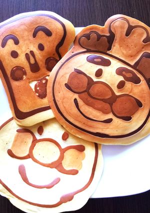 ♡こども大喜び♡お絵描きホットケーキ♡-レシピのメイン写真
