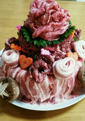 びっくりするよっ‼肉ケーキ♪-レシピのメイン写真