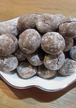 バレンタインにチョコスノーボール-レシピのメイン写真