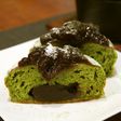 あんこがトロリ!抹茶パンケーキ