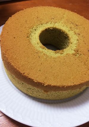 失敗しない！簡単！ふわふわ抹茶シフォン-レシピのメイン写真