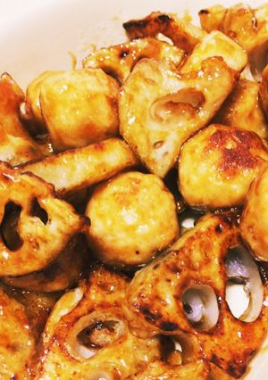 米久の肉団子で！れんこん肉団子の甘酢だれ-レシピのメイン写真