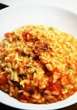 トマトチーズリゾット-レシピのメイン写真
