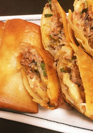 キムチーズ春巻き(^・o・^)-レシピのメイン写真