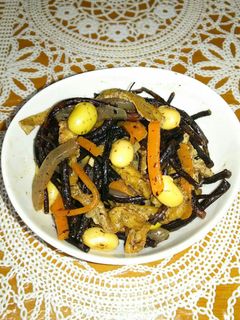 【家庭の味】ひじきと大豆の煮物♪-レシピのメイン写真