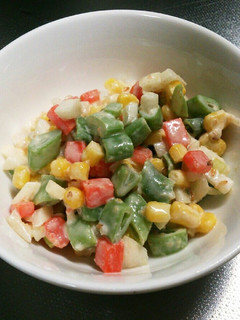 いんげん人参味噌マヨサラダ 野菜のおかず-レシピのメイン写真